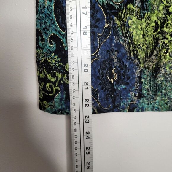 Vintage y2k 90s blue green grunge fairy whimsigoth witchy stretch too medium - Picture 6 of 6